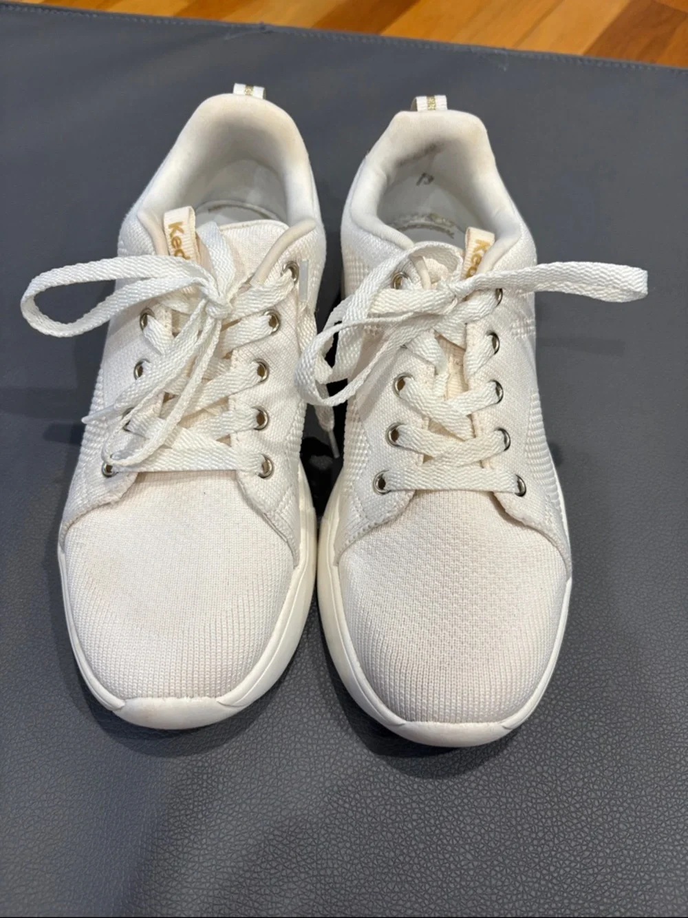 Keds Blisswalk Lace-Up Sneakers with Gold Accent - Picture 1 of 10